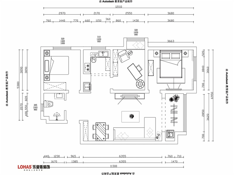 奧北公元/121㎡/北歐風