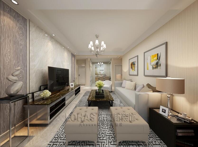 長九中心140平現(xiàn)代簡約