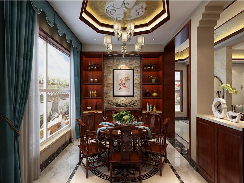 碧桂園/250平別墅/中式風(fēng)格