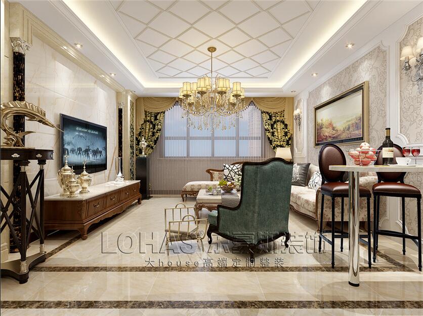 遠(yuǎn)景時代125平簡歐風(fēng)格