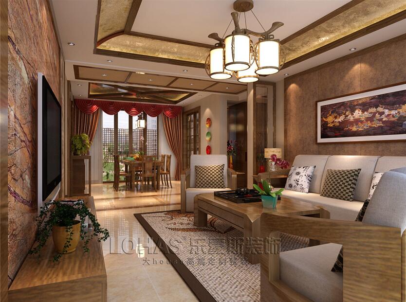 盛邦大都會139平東南亞風(fēng)格