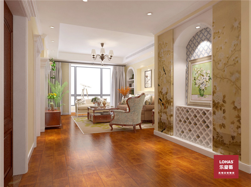 新源燕府186平美式田園風(fēng)格