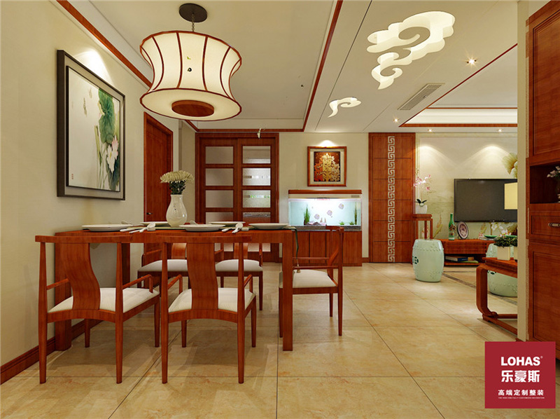 奧北公元新中式裝修效果圖