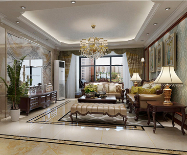 奧北公園180平米歐式風(fēng)格