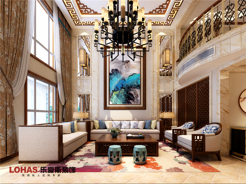 鑫界王府270平四室新中式裝修效果圖 鑫界王府270平四室新中式裝修效果圖