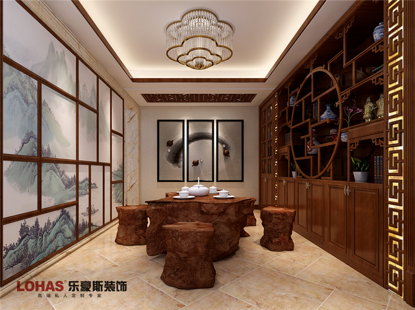 鑫界王府270平四室新中式裝修效果圖 鑫界王府270平四室新中式裝修效果圖