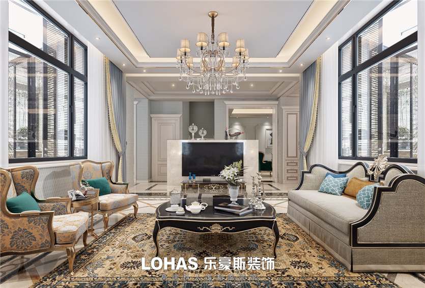 平山自建房350平新古典效果圖