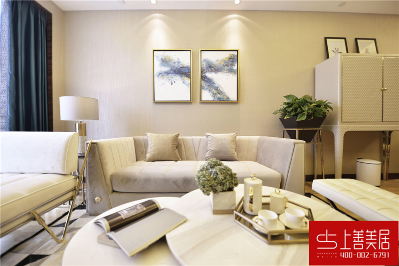 瑞府90平兩室兩廳簡(jiǎn)歐風(fēng)格裝修效果圖