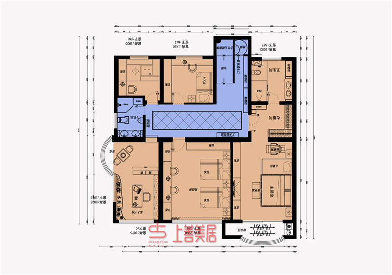 卓達(dá)玫瑰園400㎡中式 卓達(dá)玫瑰園400㎡中式
