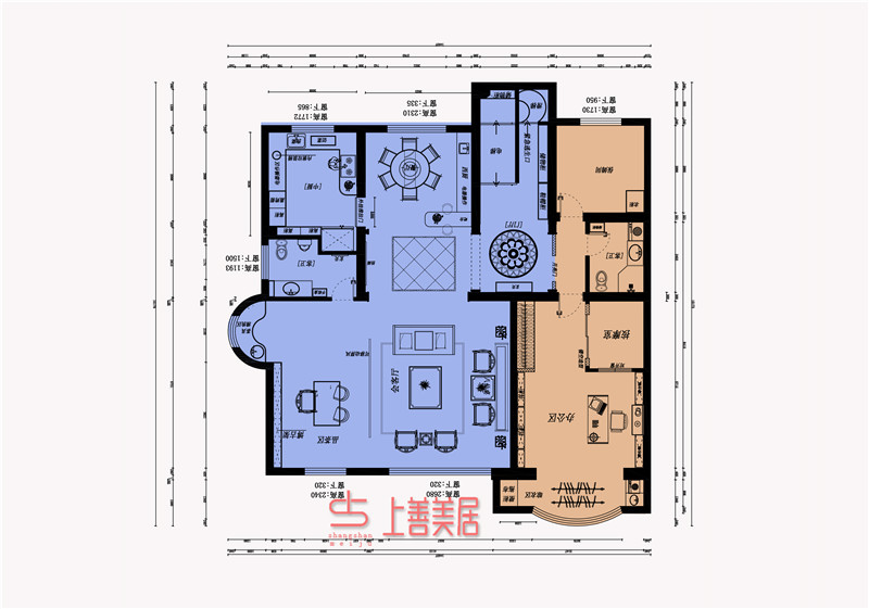 卓達(dá)玫瑰園400㎡中式 卓達(dá)玫瑰園400㎡中式