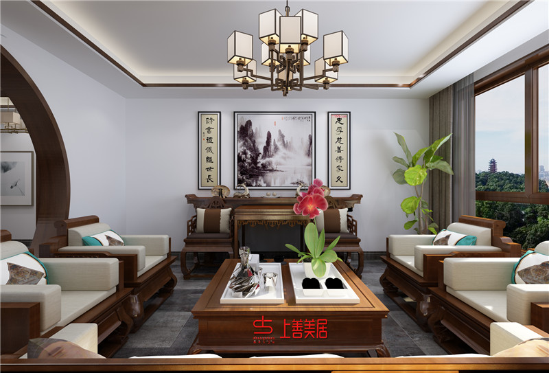 卓達(dá)玫瑰園400㎡中式 卓達(dá)玫瑰園400㎡中式