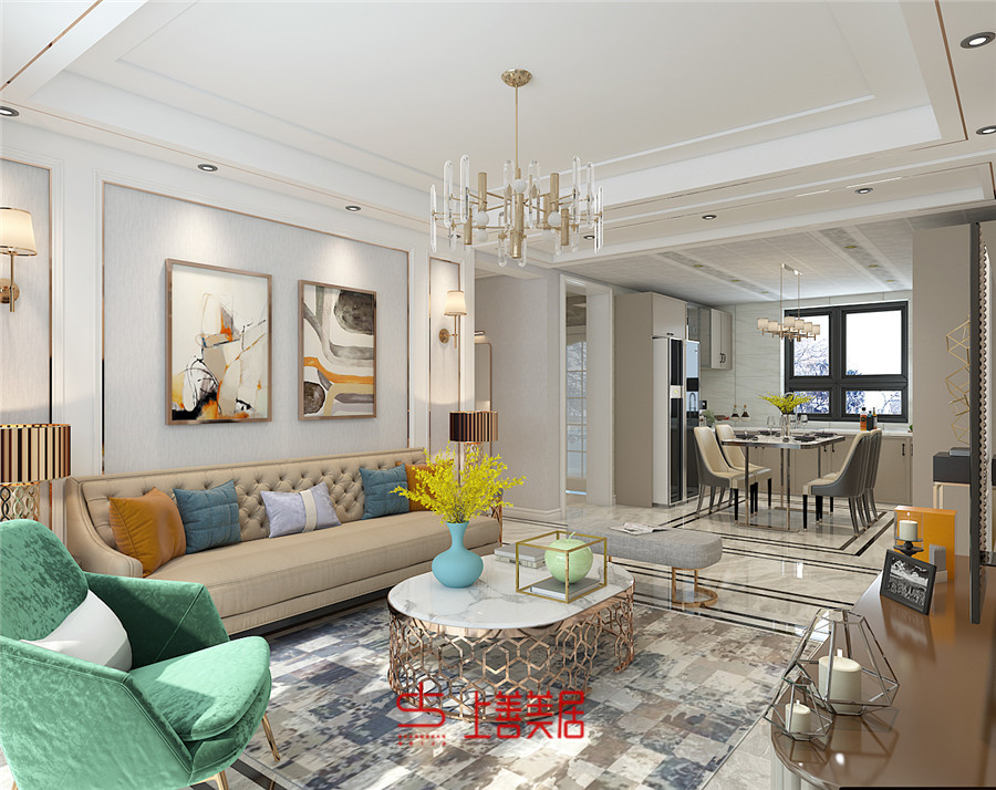 弘達(dá)明尚/110㎡/美式輕奢