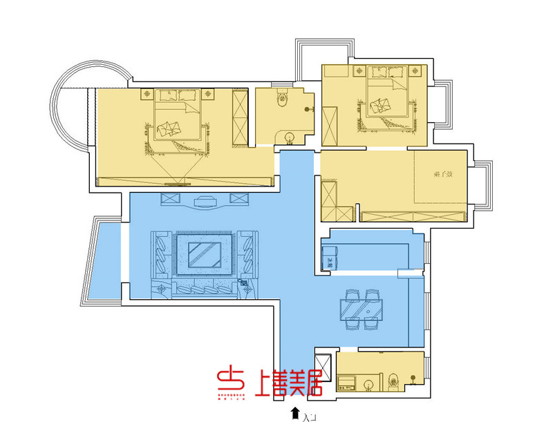 冀興尊園/150㎡/后現(xiàn)代