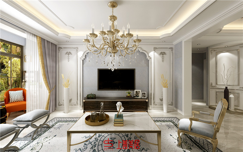 效果圖-客廳電視墻