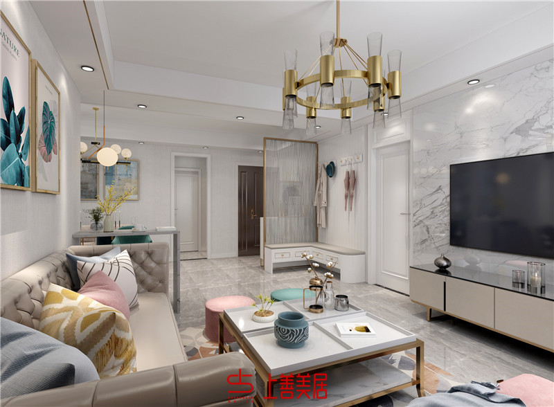 天河悅城/118㎡/現(xiàn)代輕奢