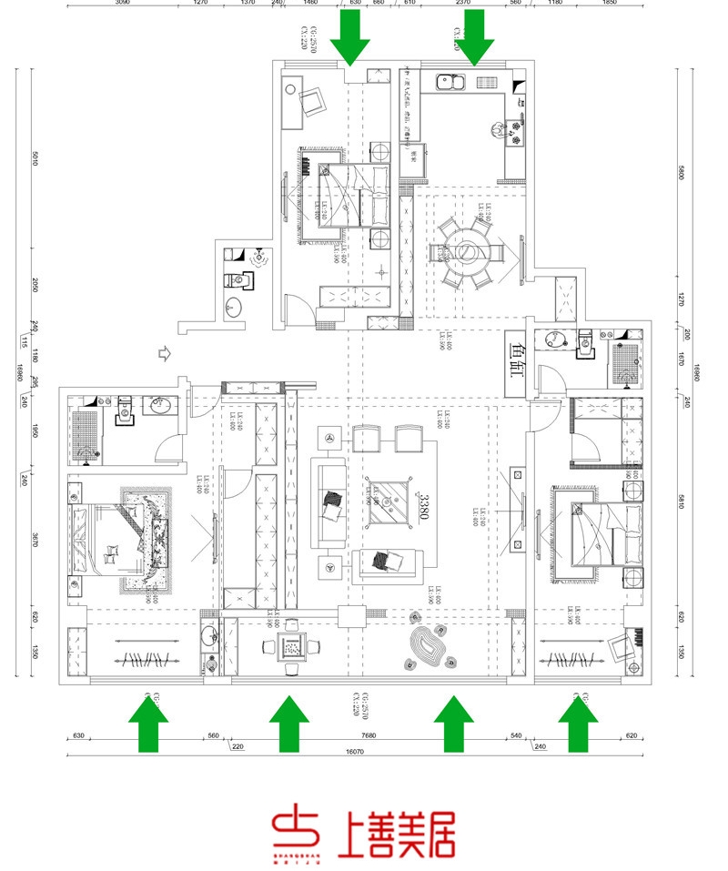 奧體圖紙通風采光圖