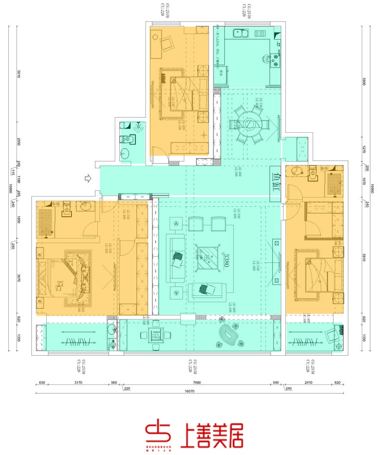 奧體圖紙動靜區(qū)