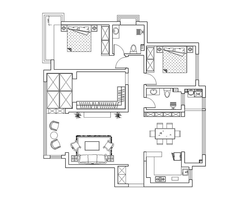 盛邦大都會(huì)/139平/現(xiàn)代簡(jiǎn)約