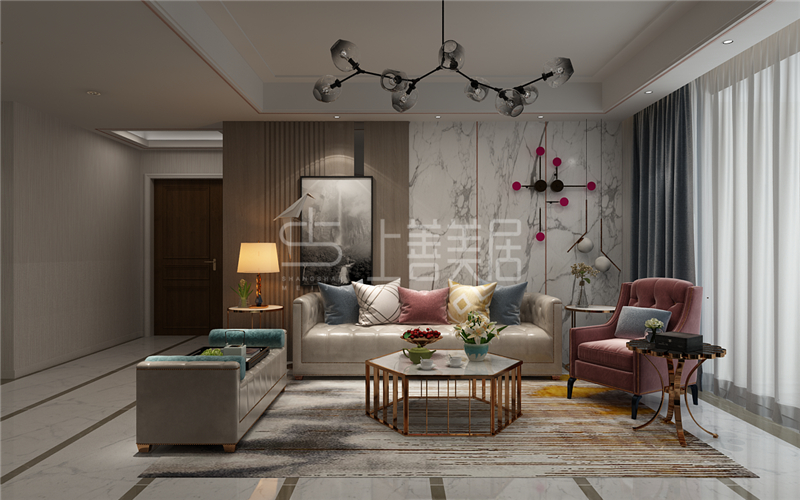 盛邦大都會(huì)/139平/現(xiàn)代簡(jiǎn)約