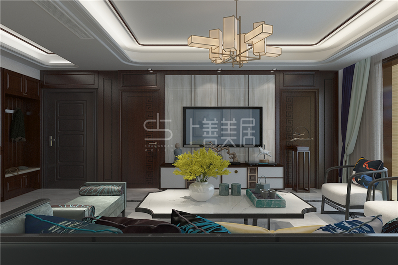 天河悅城/168平/新中式