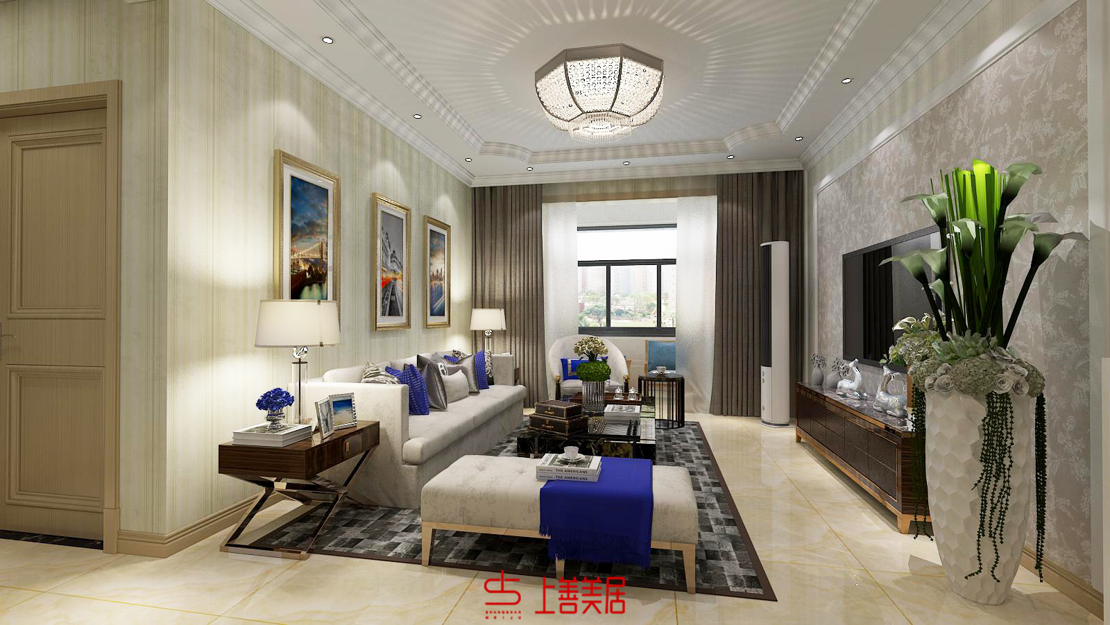 陽光水岸125平現(xiàn)代簡約