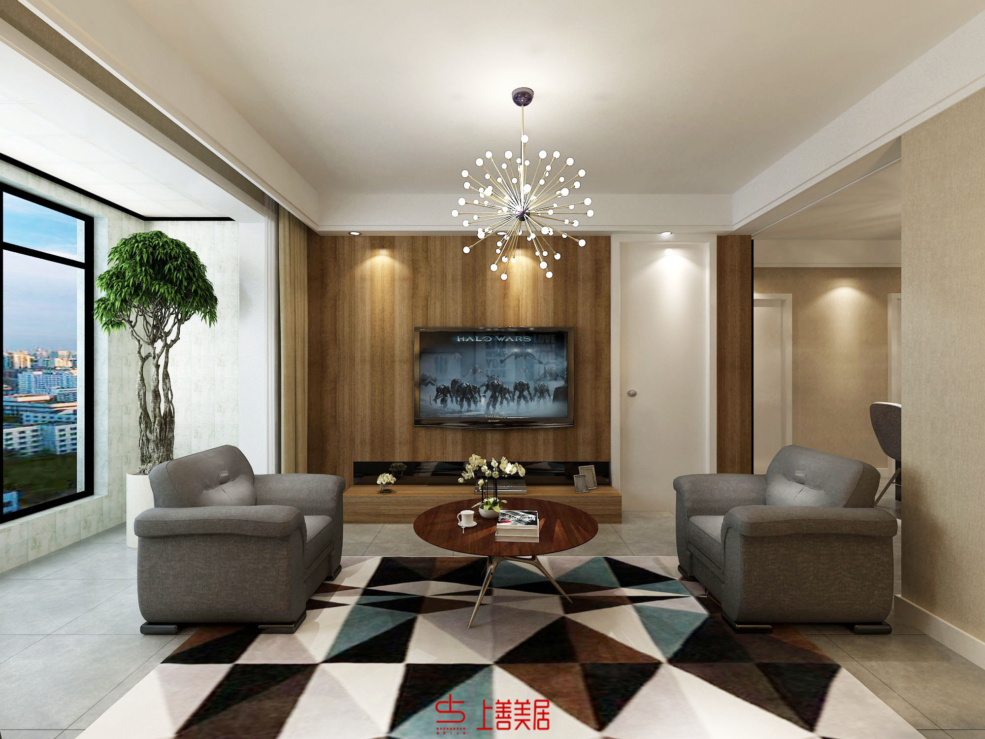 紫林灣96平現(xiàn)代簡約