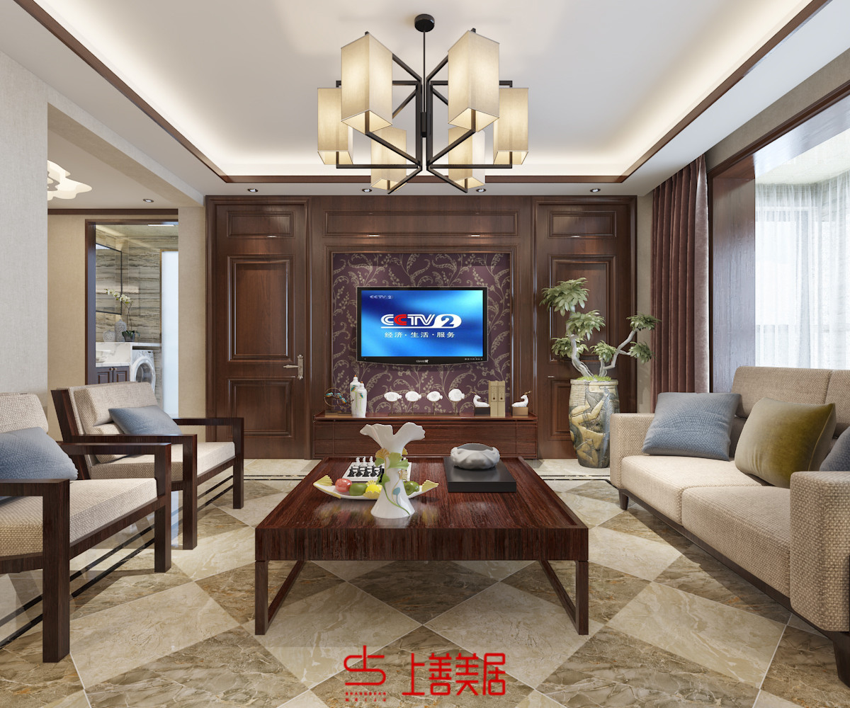 匯景花園110平新中式