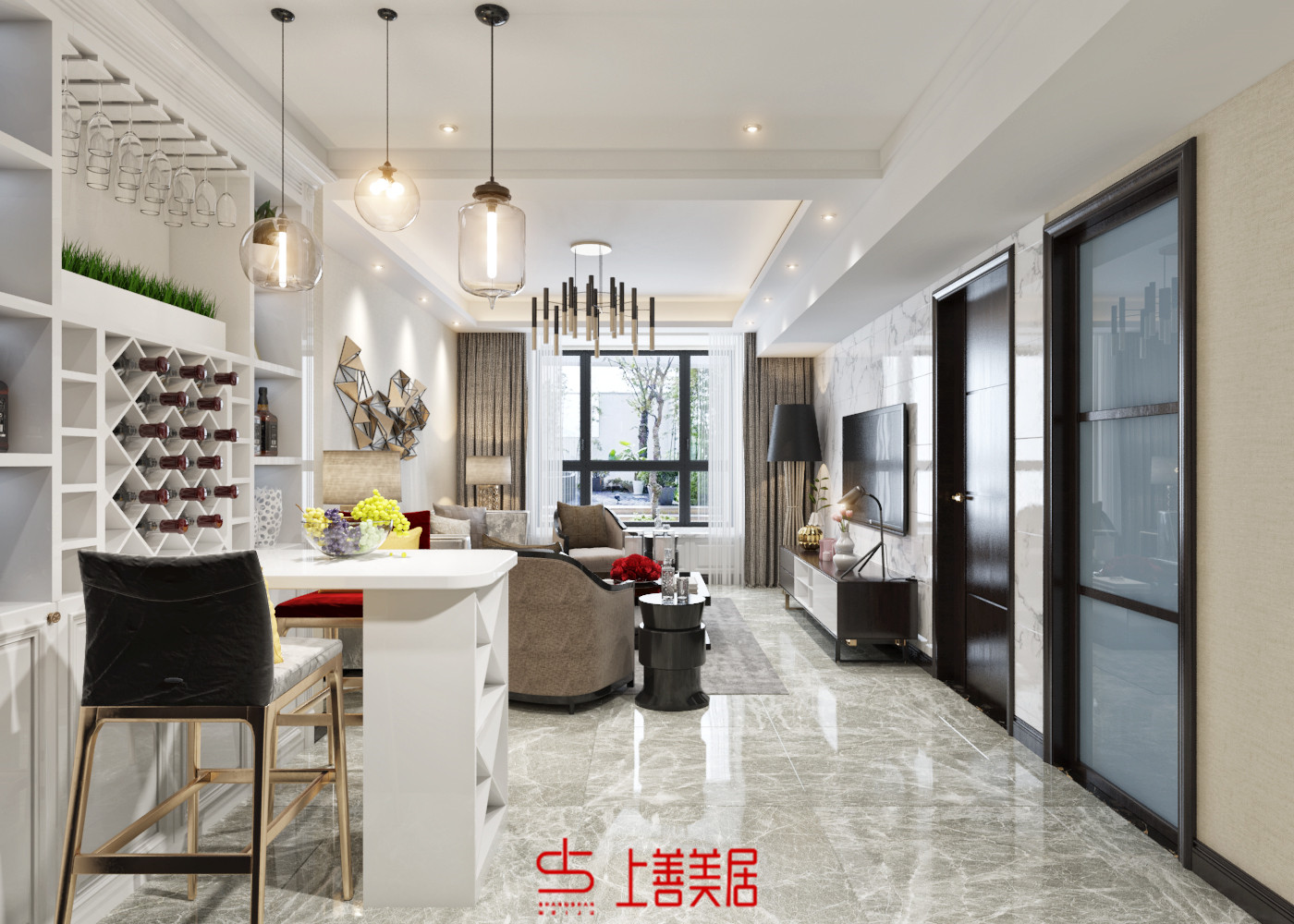 高邑書香園100平后現(xiàn)代 高邑書香園100平后現(xiàn)代