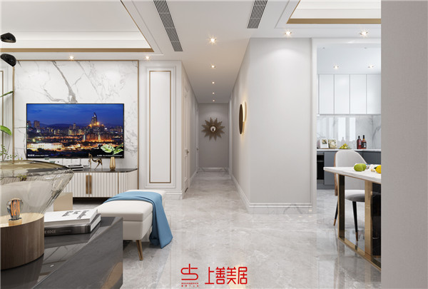 融創(chuàng)中心120㎡現(xiàn)代輕奢