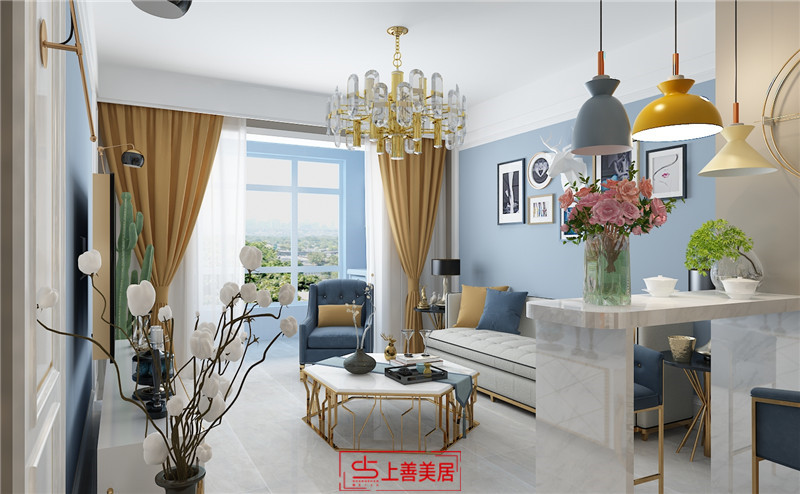 天河悅城/89㎡/北歐輕奢