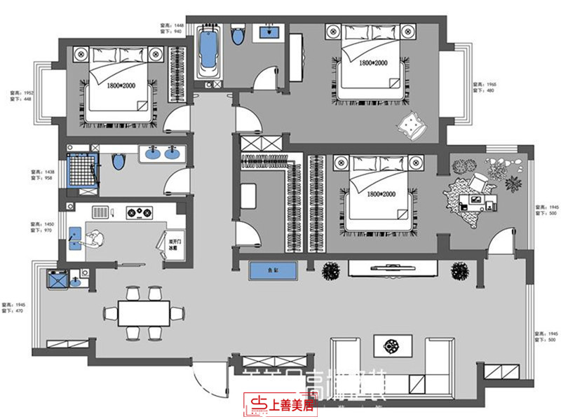 北城國際/148㎡/現(xiàn)代