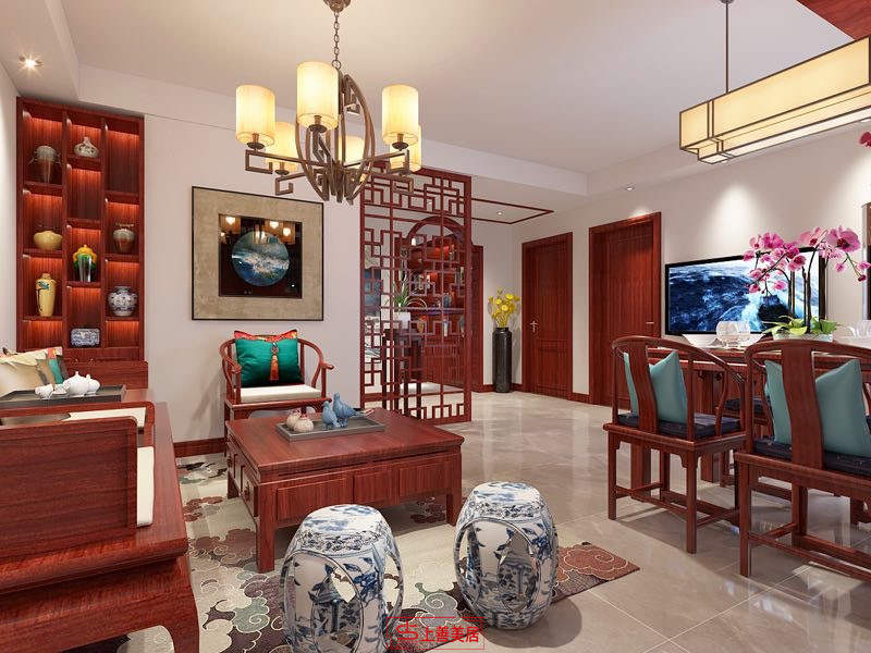 林蔭大院/100㎡/新中式