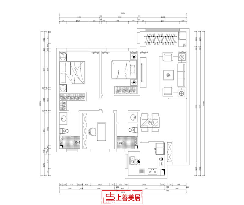 金科博翠園/125㎡/簡(jiǎn)約