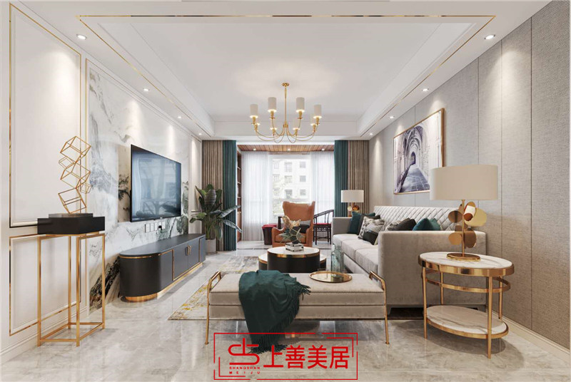 潤(rùn)德天悅城/141㎡/輕奢風(fēng)格