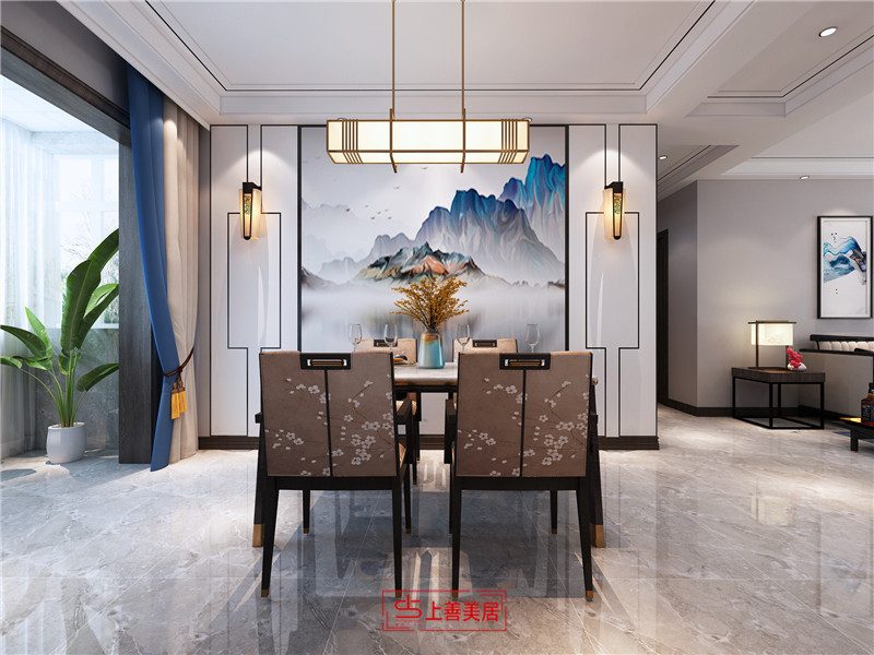 奧體中心/新中式/135平