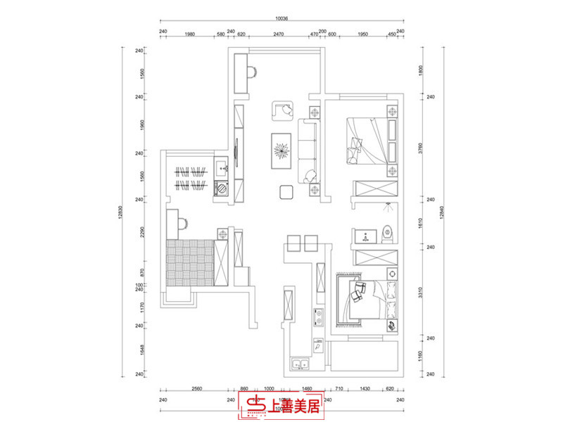 潤德天悅城/106㎡/現(xiàn)代