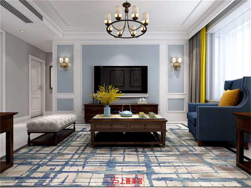 榮盛城/121㎡/美式