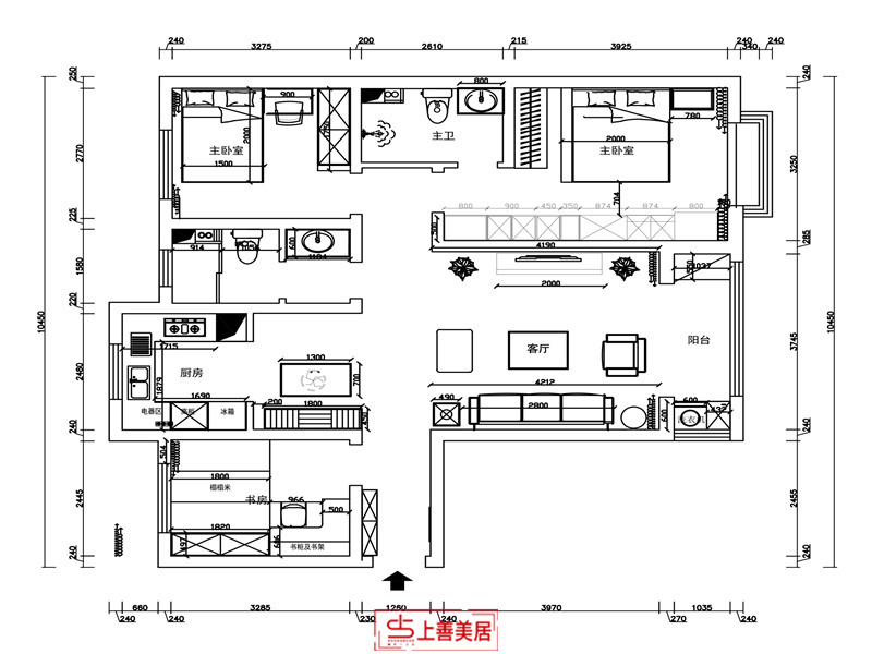 紫晶悅城/120㎡/美式