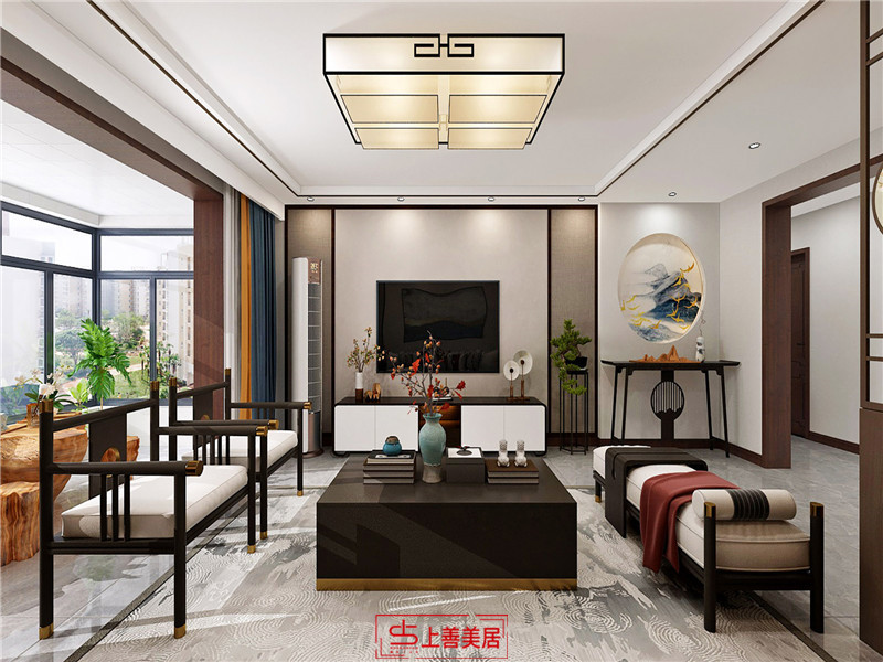 泊愛(ài)藍(lán)島/130㎡/中式