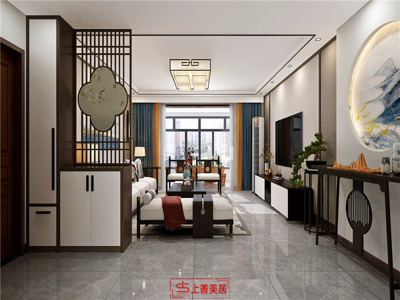 泊愛(ài)藍(lán)島/130㎡/中式