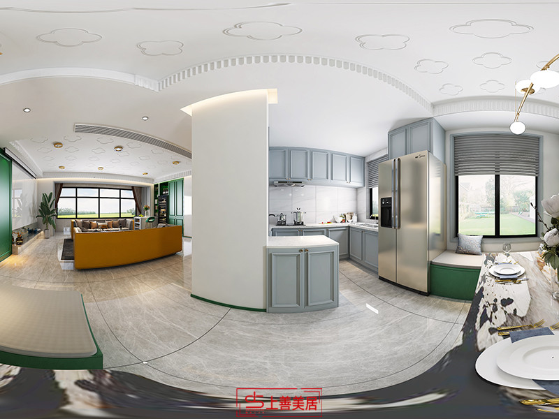 金輝優(yōu)步大道143平簡美風格廚房