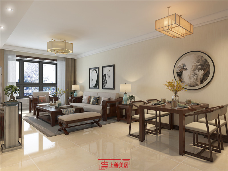 國(guó)赫天著/中式風(fēng)格/95㎡