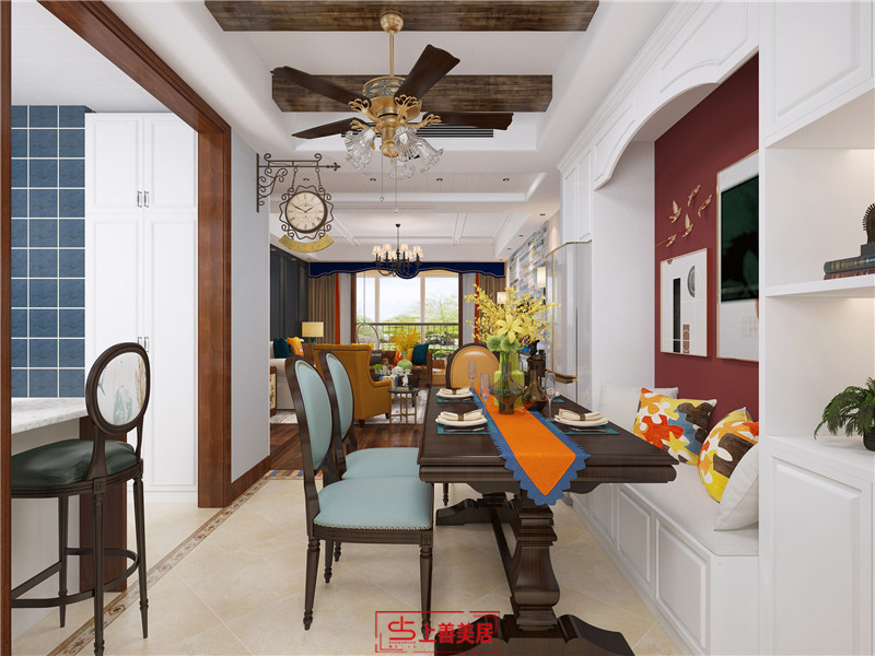 盛世長安130平現(xiàn)代風(fēng)餐廳