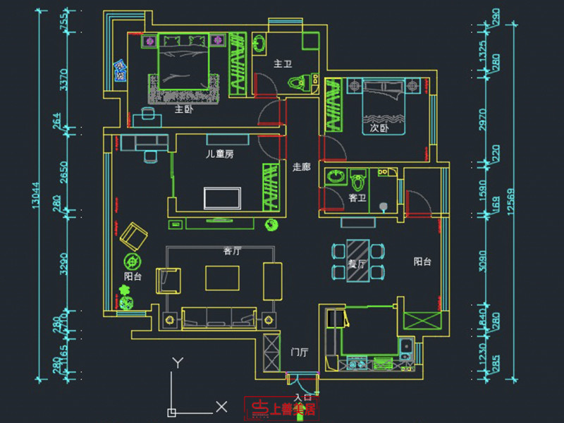 盛邦花園/120㎡/簡約