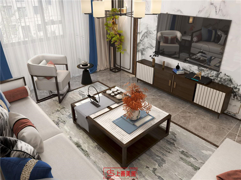 紫御藍灣/130㎡/新中式