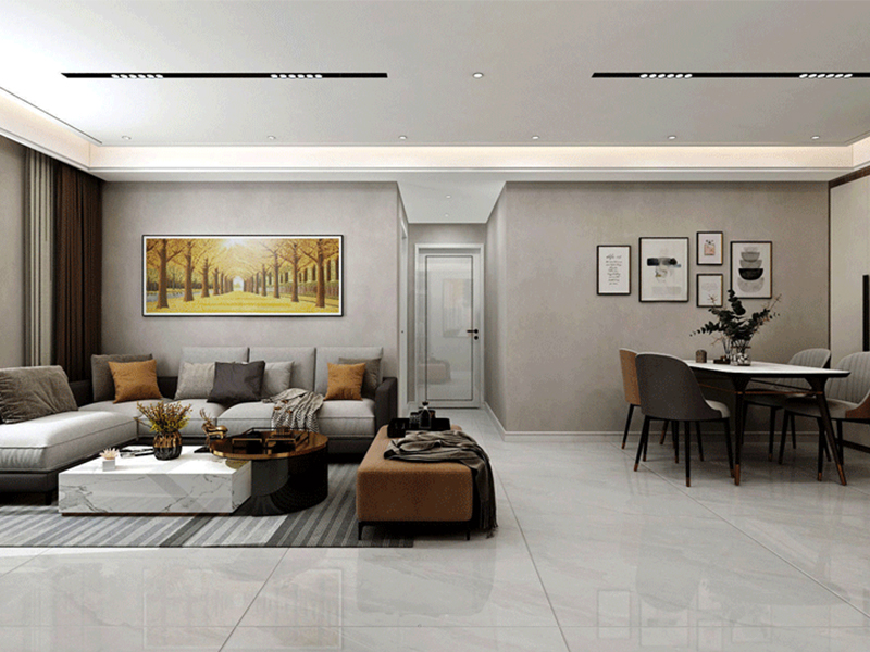 華濰公寓120平現(xiàn)代風格 客廳