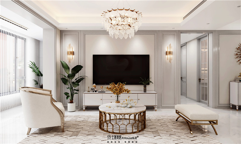 保利時光/130㎡/美式