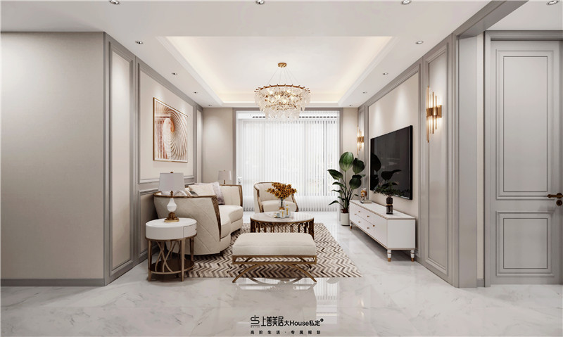 保利時光/130㎡/美式