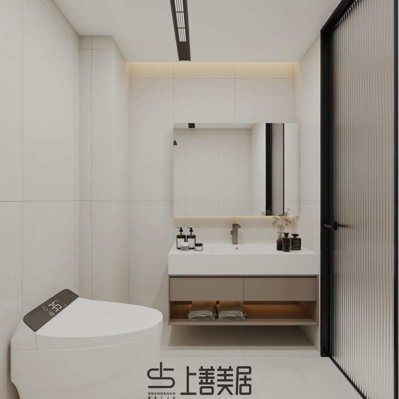 金橋華府138平米奶油風(fēng)裝修設(shè)計