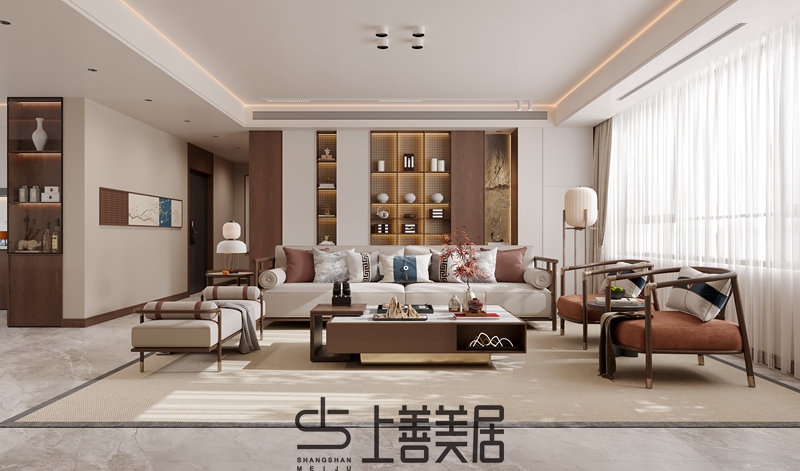 豐瑞苑四室兩廳宋式美學裝修設計